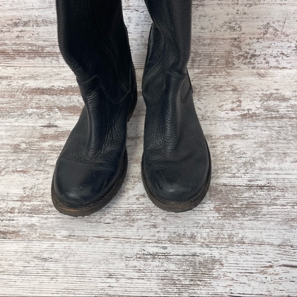 INDEPENDENT BOOT COMPANY Tall Black Leather Riding Boots - Picture 4 of 8